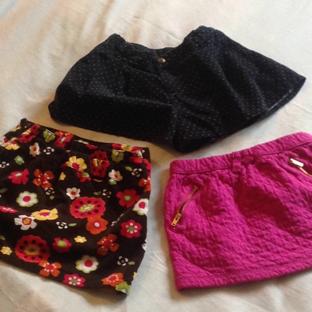 Girls 5 Fall skirt short corduroy bundle